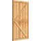 Ekena Millwork Framed Board-n-Batten Shutters w/Z-Bar, Rough Sawn Western Red Cedar, 26 7/8W x 46H, PR RBF06Z26X046RWR - alternate 3